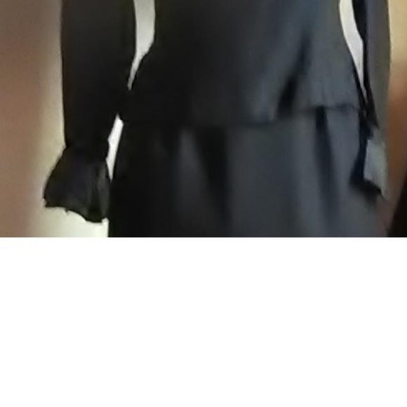 Gale Mitchell Vintage Black 2 Pc Dress Size 8 - Picture 5 of 8